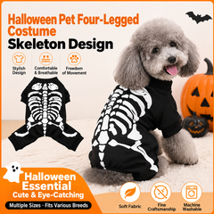 Halloween Skeleton Pet T-Shirt