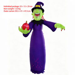 3 m Inflatable Witch