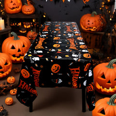 Halloween Disposable PE Table Cover