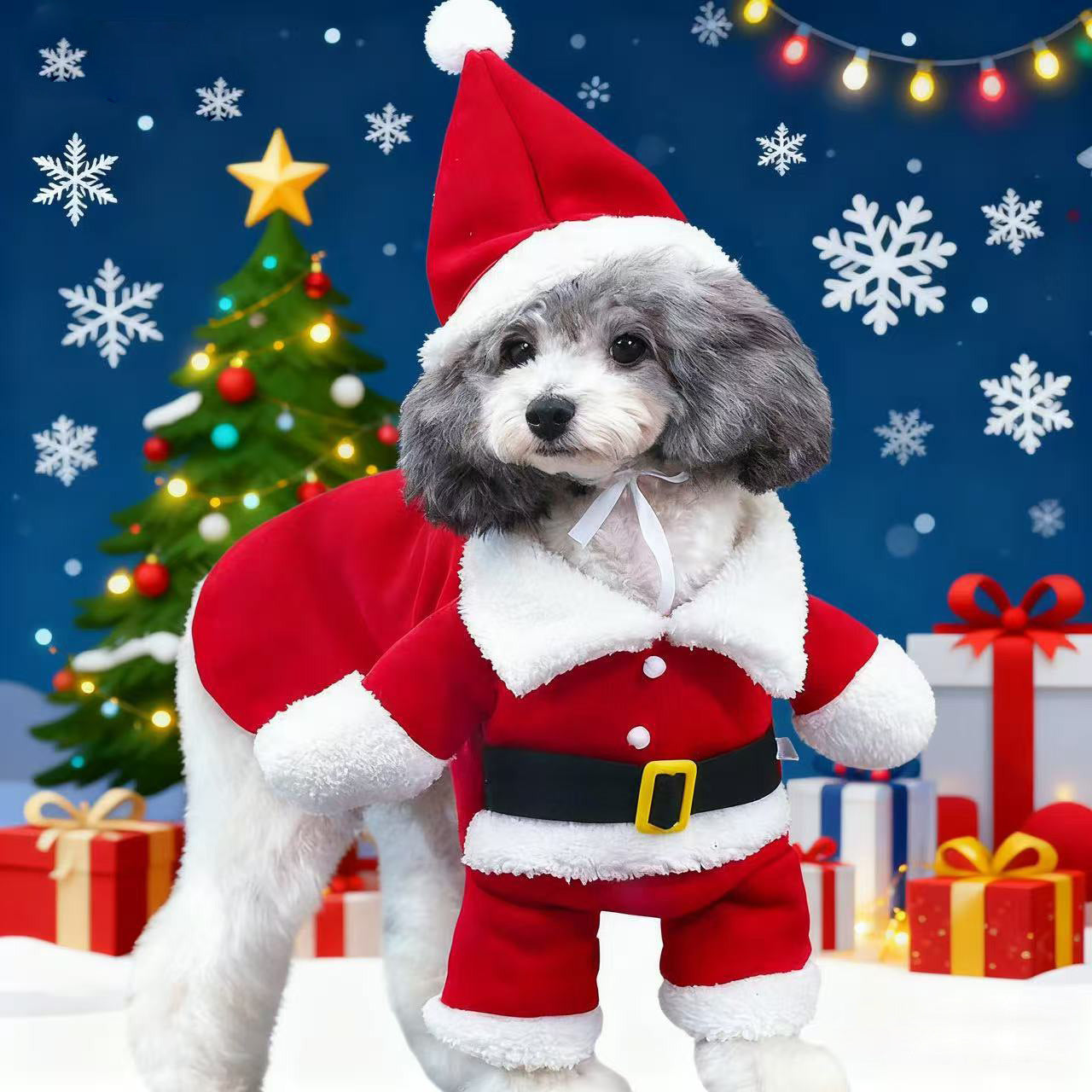 Santa Pet Costume
