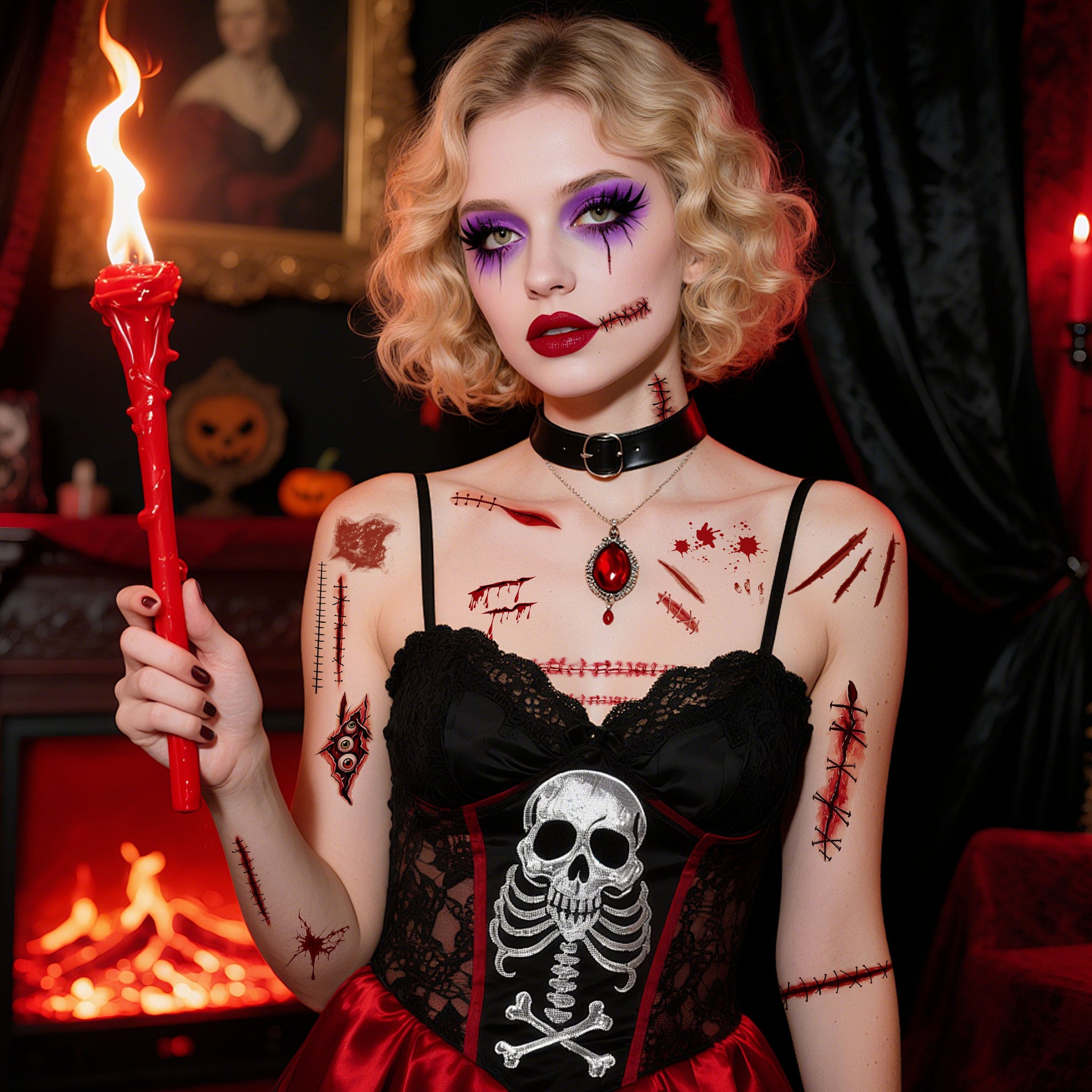 Halloween Tattoo Stickers (Fake Scars)