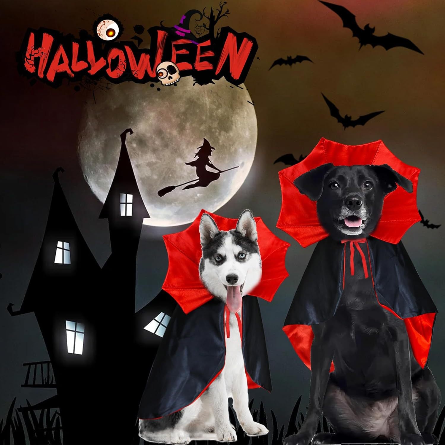 Halloween Pet Vampire Cape