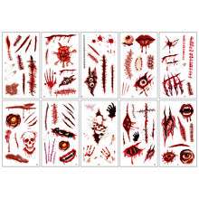 Halloween Tattoo Stickers (Fake Scars)
