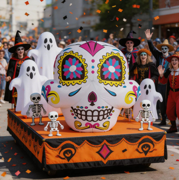 Halloween Scary Light-Up Inflatable Decor