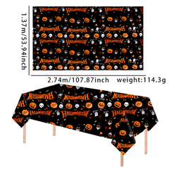 Halloween Disposable PE Table Cover