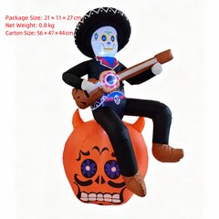Inflatable Ghost with Guitar