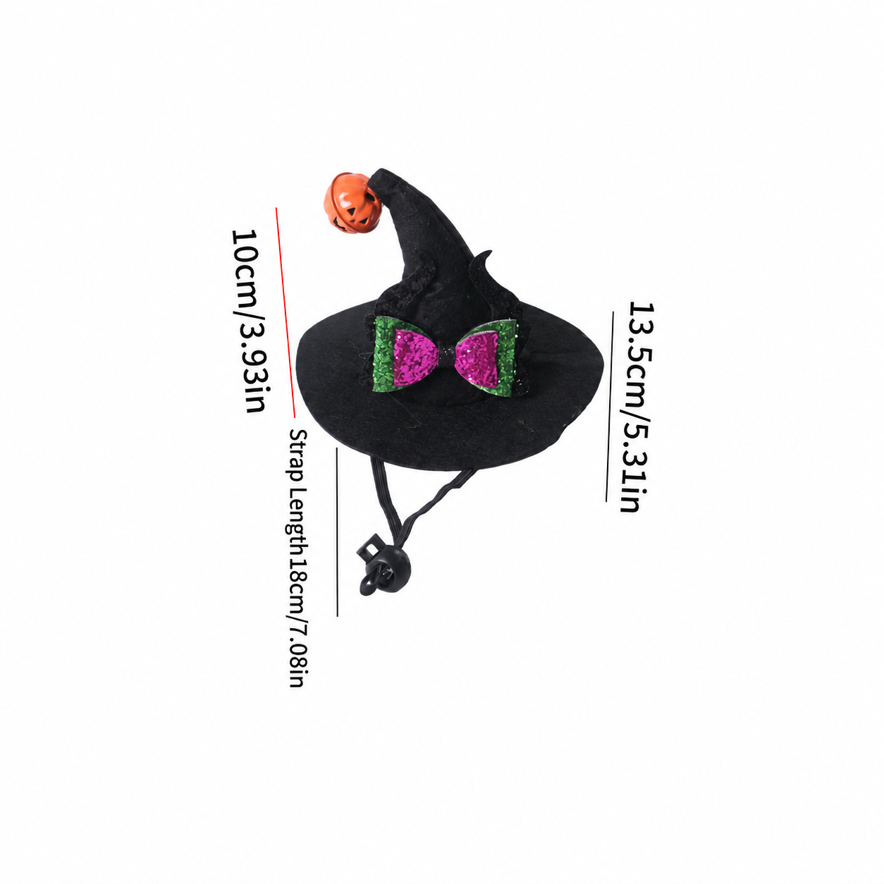 Halloween Pet Witch Hat